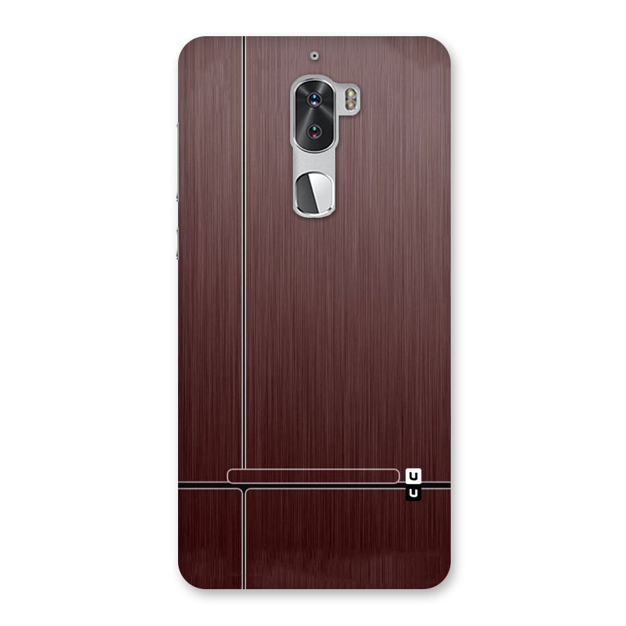 Dark Maroon Classic Design Back Case for Coolpad Cool 1