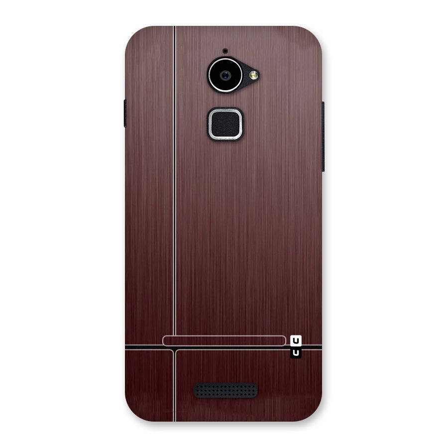 Dark Maroon Classic Design Back Case for Coolpad Note 3 Lite
