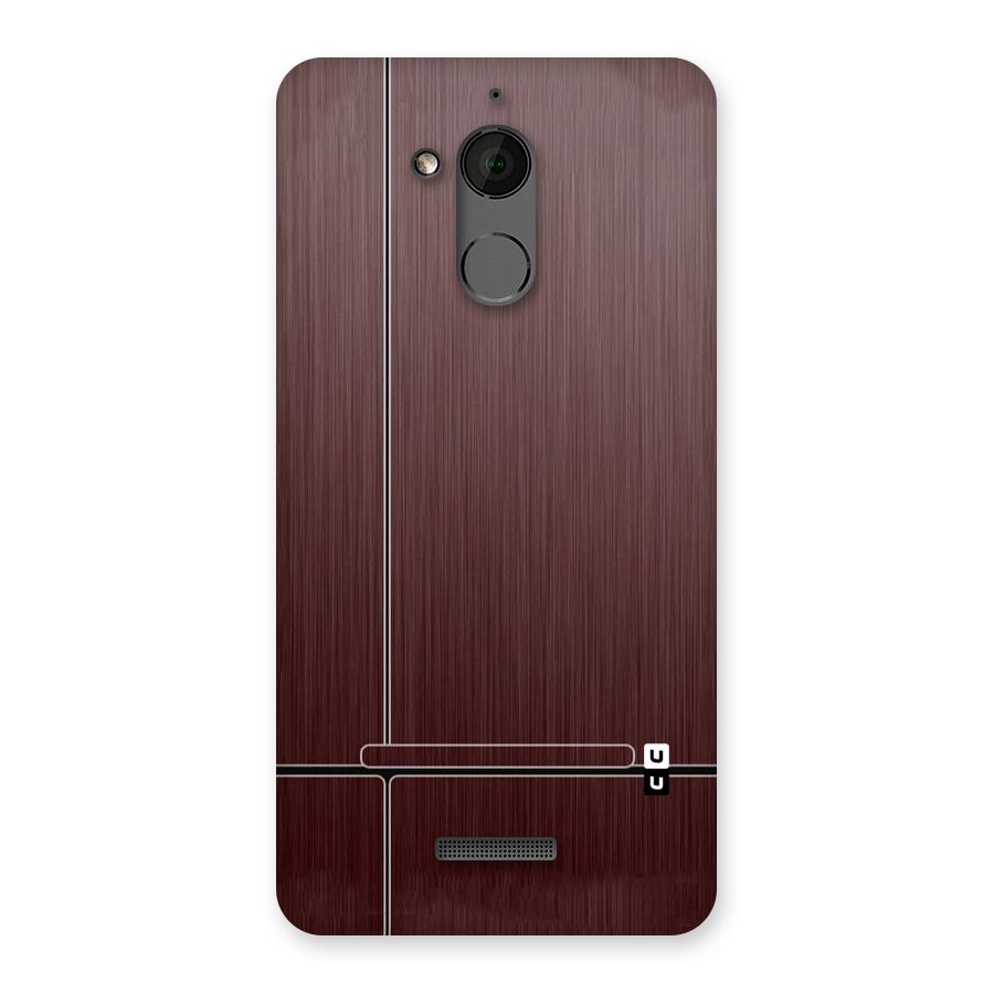 Dark Maroon Classic Design Back Case for Coolpad Note 5