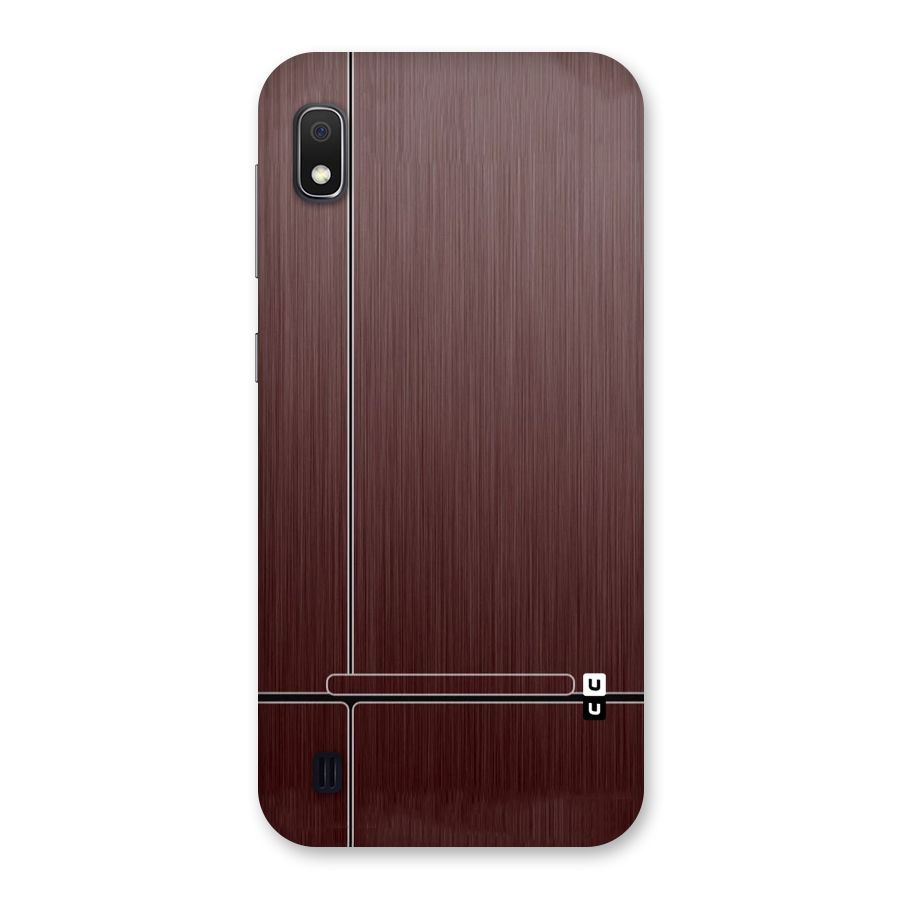 Dark Maroon Classic Design Back Case for Galaxy A10