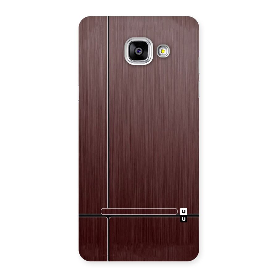 Dark Maroon Classic Design Back Case for Galaxy A5 2016