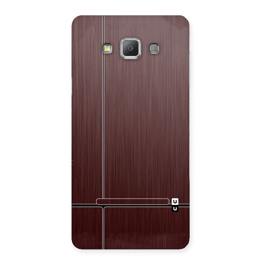 Dark Maroon Classic Design Back Case for Galaxy A7