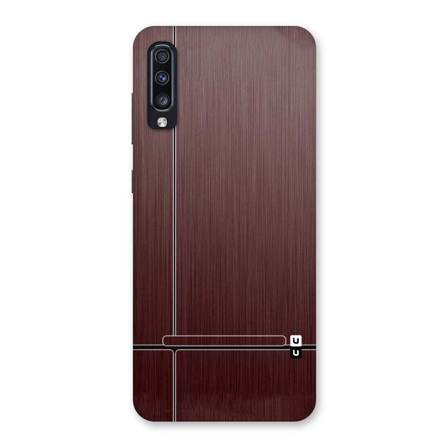 Dark Maroon Classic Design Back Case for Galaxy A70