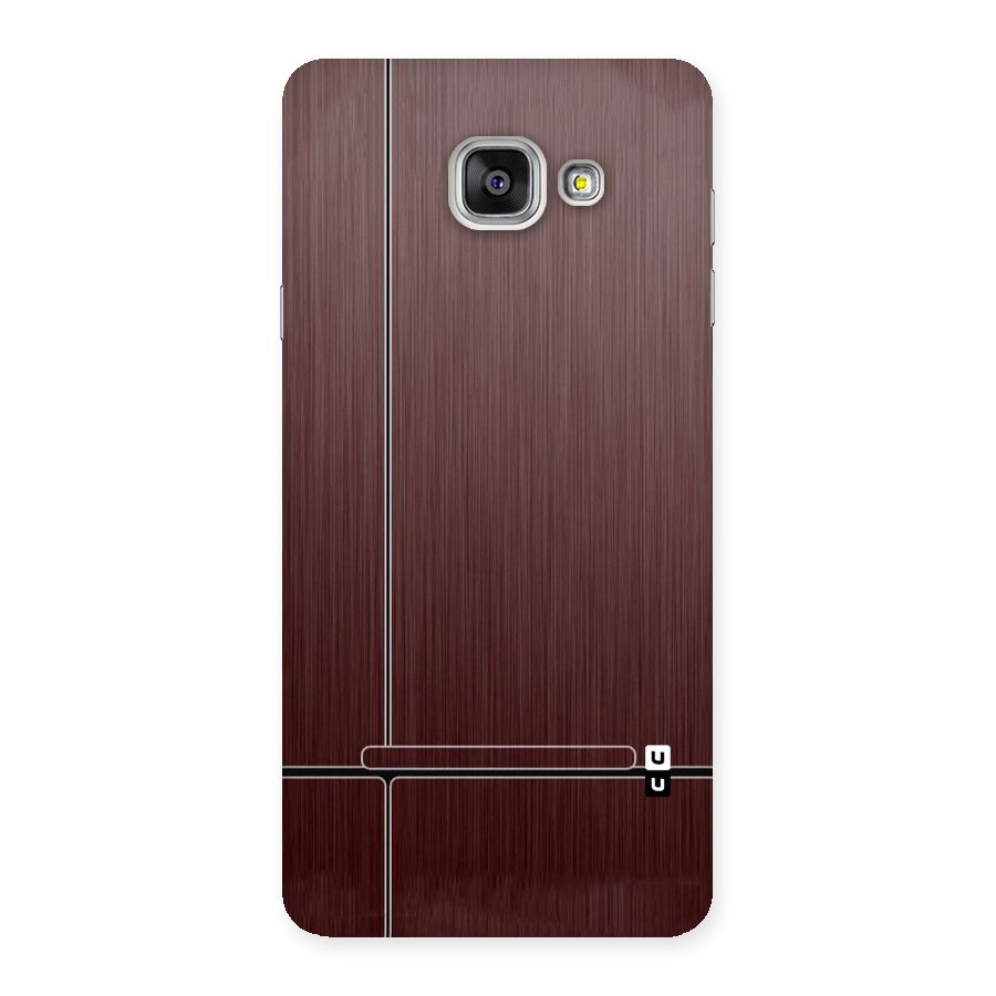 Dark Maroon Classic Design Back Case for Galaxy A7 2016
