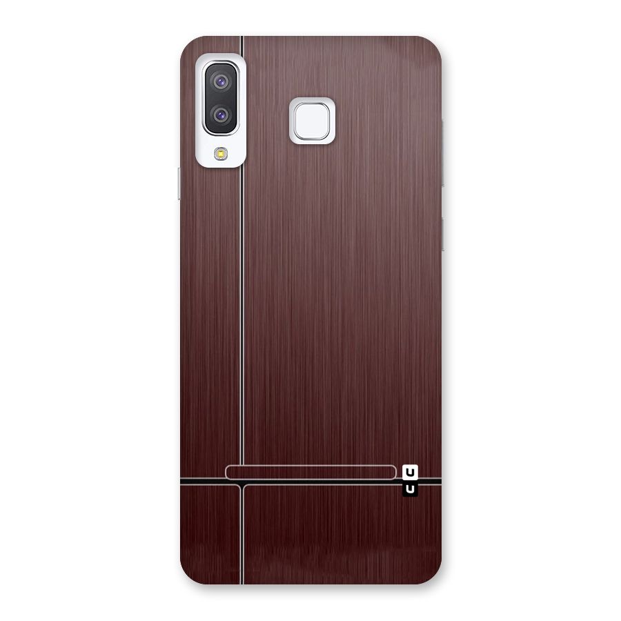 Dark Maroon Classic Design Back Case for Galaxy A8 Star