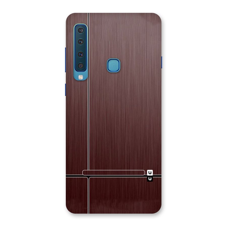 Dark Maroon Classic Design Back Case for Galaxy A9 (2018)