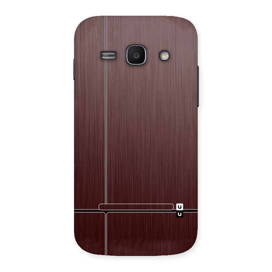 Dark Maroon Classic Design Back Case for Galaxy Ace 3
