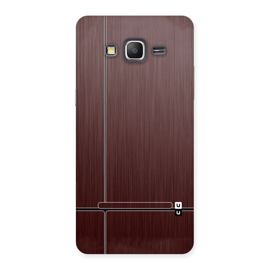 Dark Maroon Classic Design Back Case for Galaxy Grand Prime