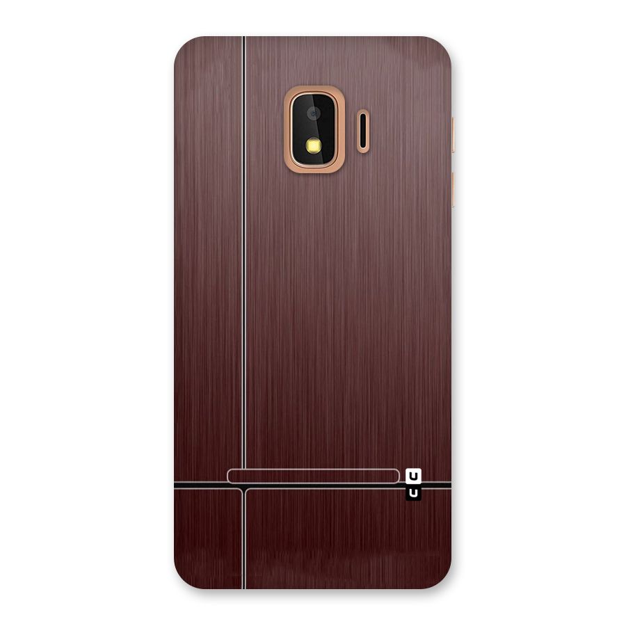 Dark Maroon Classic Design Back Case for Galaxy J2 Core