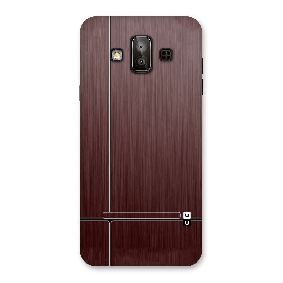 Dark Maroon Classic Design Back Case for Galaxy J7 Duo