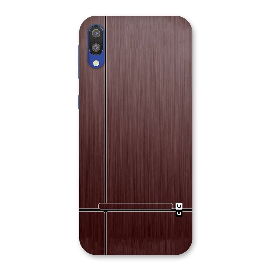 Dark Maroon Classic Design Back Case for Galaxy M10