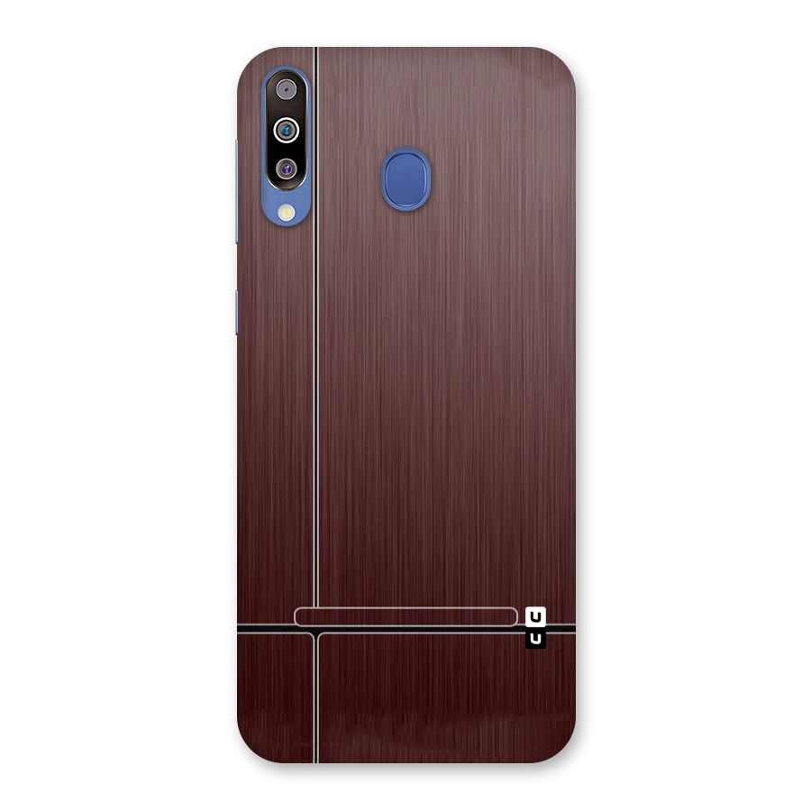Dark Maroon Classic Design Back Case for Galaxy M30