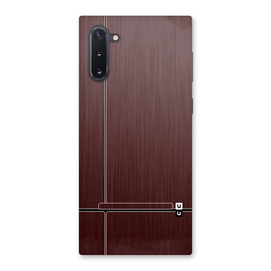 Dark Maroon Classic Design Back Case for Galaxy Note 10