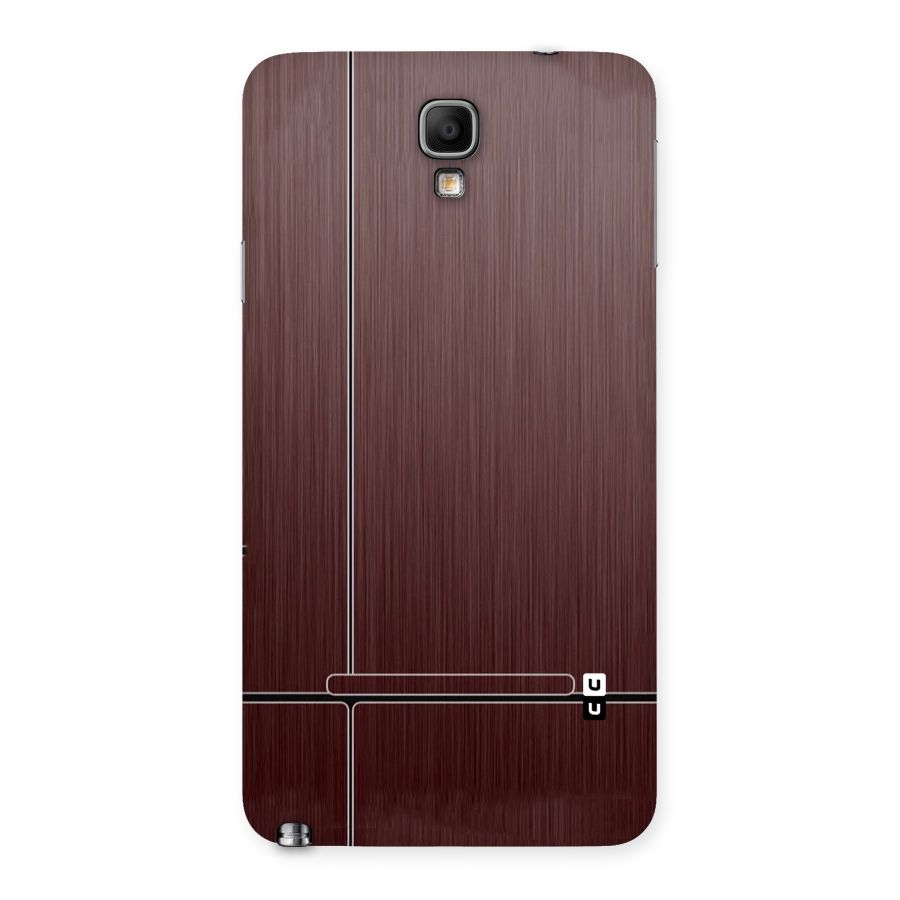 Dark Maroon Classic Design Back Case for Galaxy Note 3 Neo