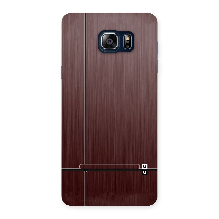 Dark Maroon Classic Design Back Case for Galaxy Note 5