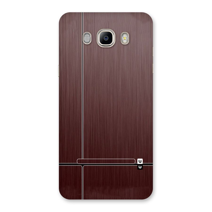 Dark Maroon Classic Design Back Case for Galaxy On8