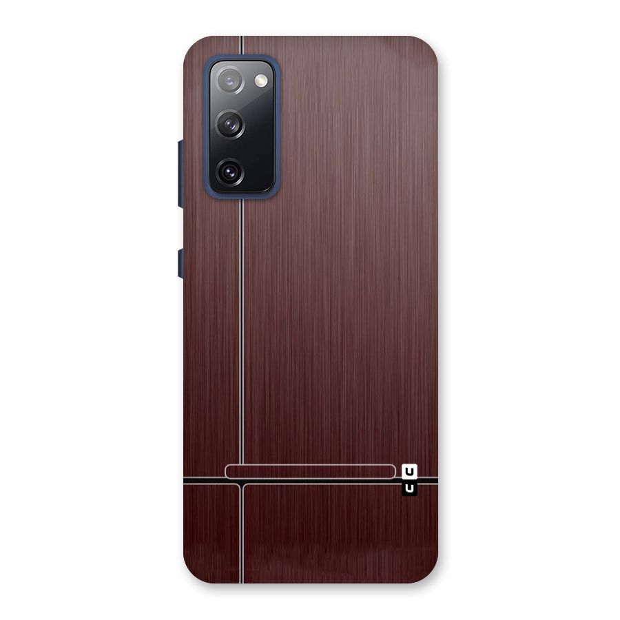 Dark Maroon Classic Design Back Case for Galaxy S20 FE