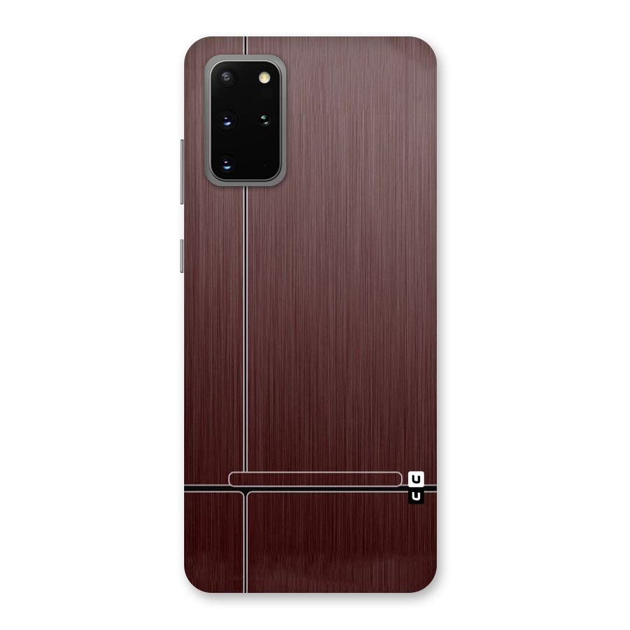 Dark Maroon Classic Design Back Case for Galaxy S20 Plus