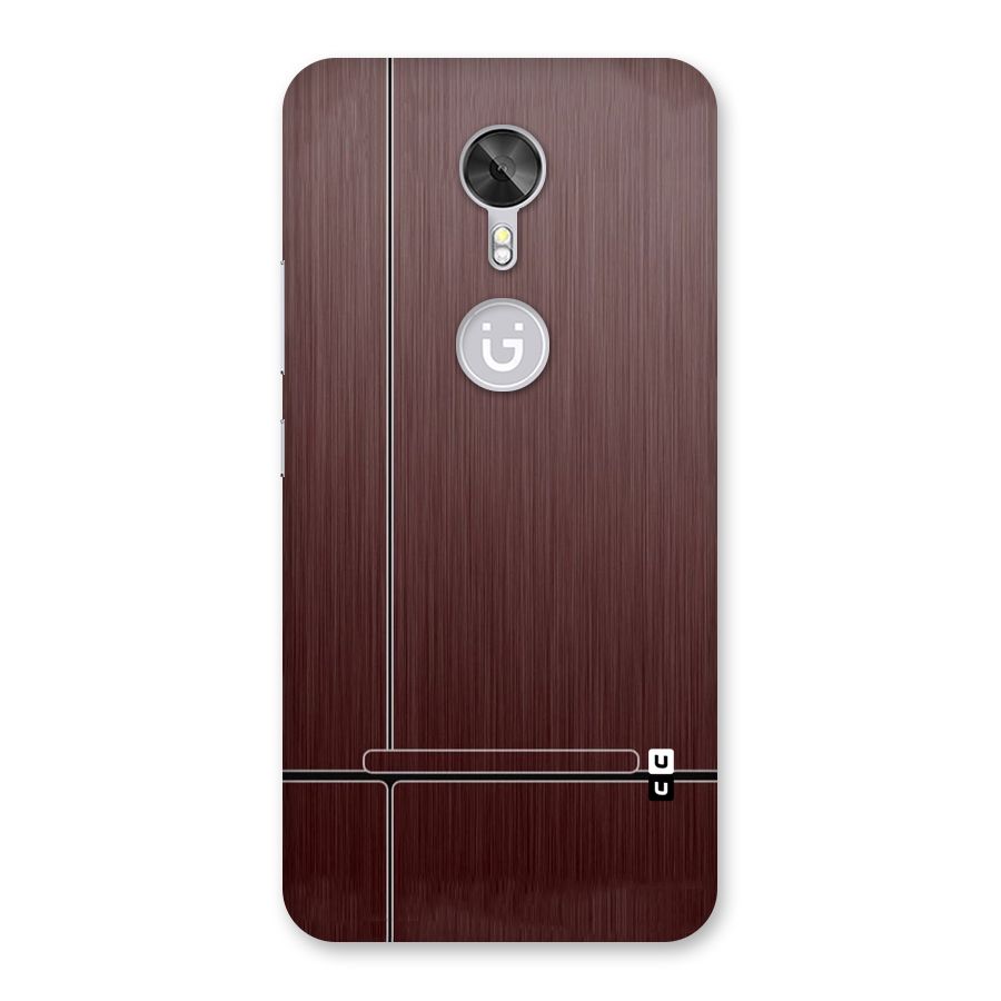 Dark Maroon Classic Design Back Case for Gionee A1