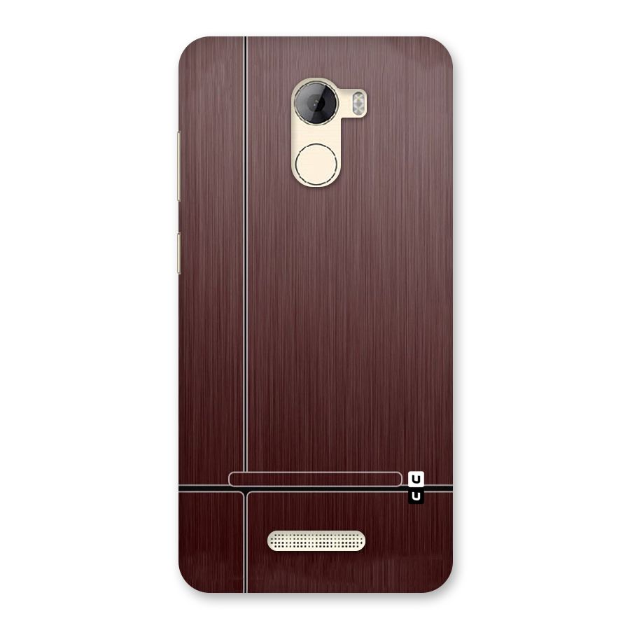 Dark Maroon Classic Design Back Case for Gionee A1 LIte