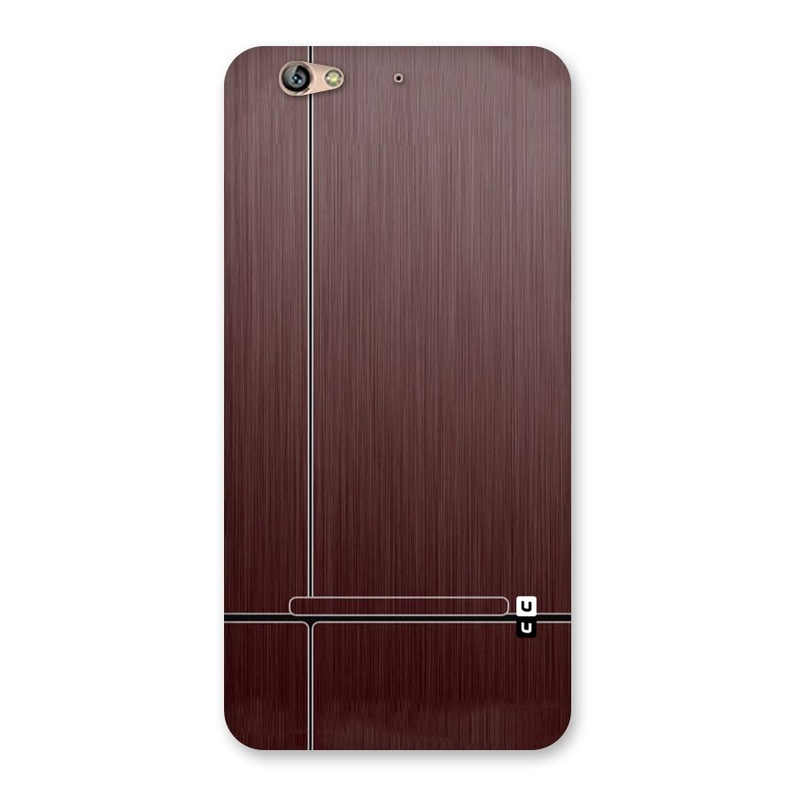 Dark Maroon Classic Design Back Case for Gionee S6