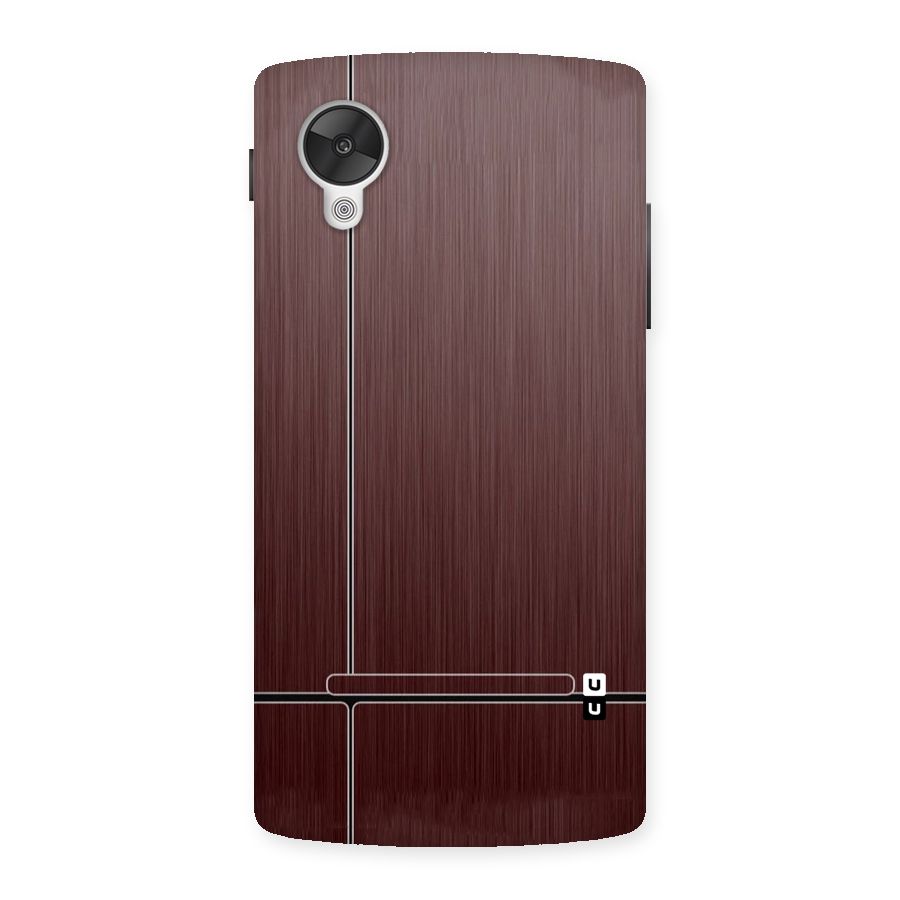 Dark Maroon Classic Design Back Case for Google Nexsus 5