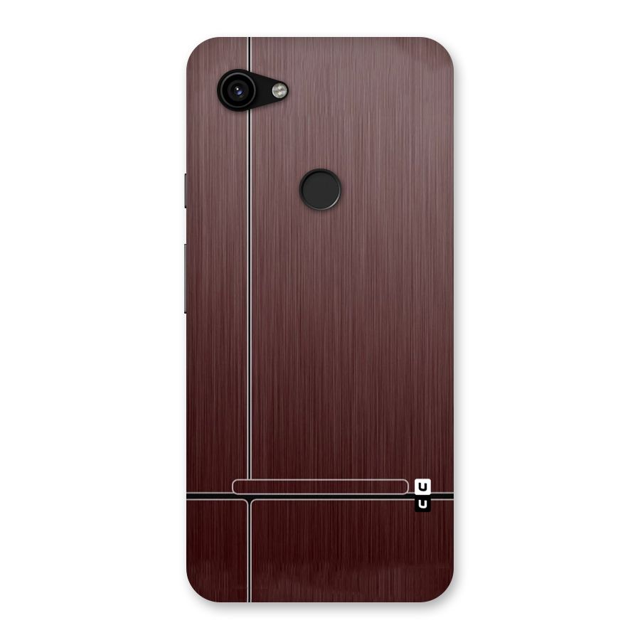 Dark Maroon Classic Design Back Case for Google Pixel 3a XL