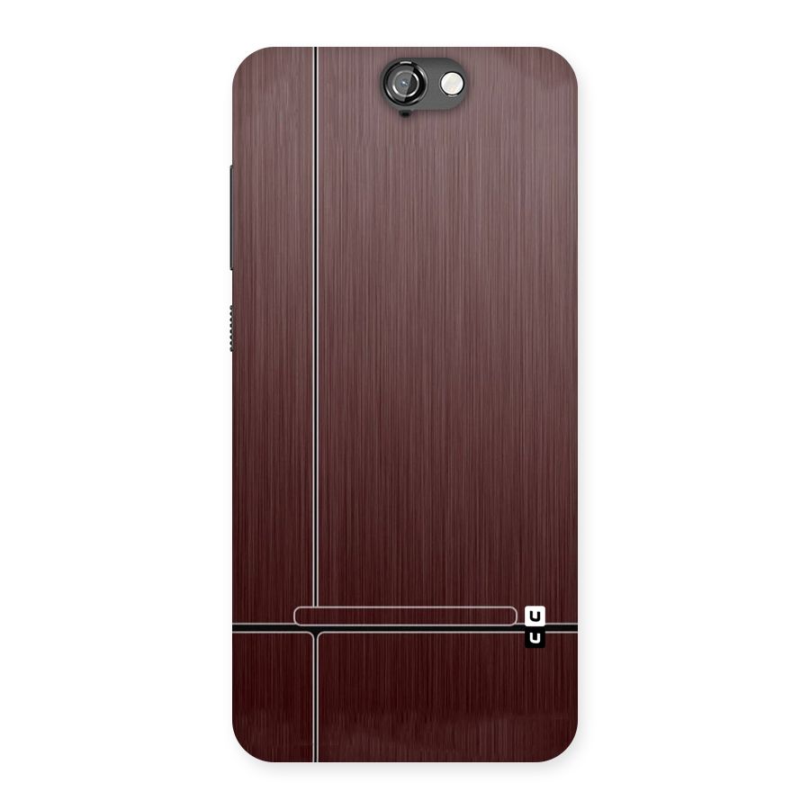 Dark Maroon Classic Design Back Case for HTC One A9