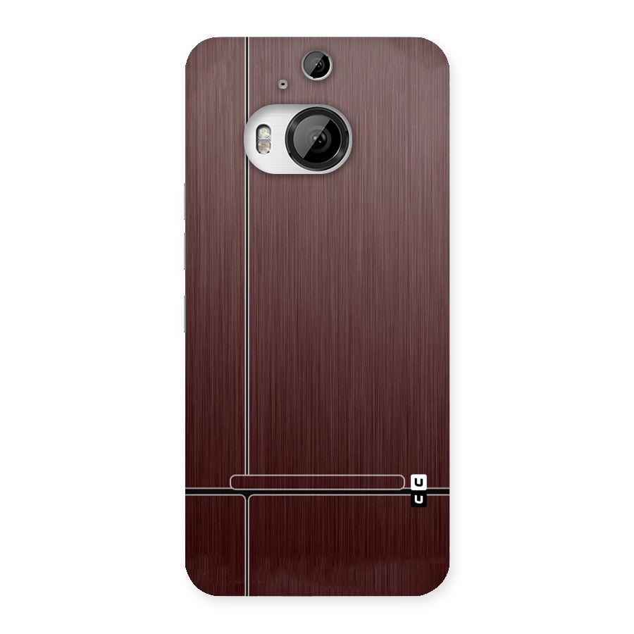 Dark Maroon Classic Design Back Case for HTC One M9 Plus