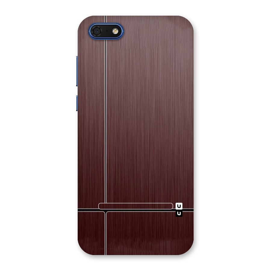 Dark Maroon Classic Design Back Case for Honor 7s