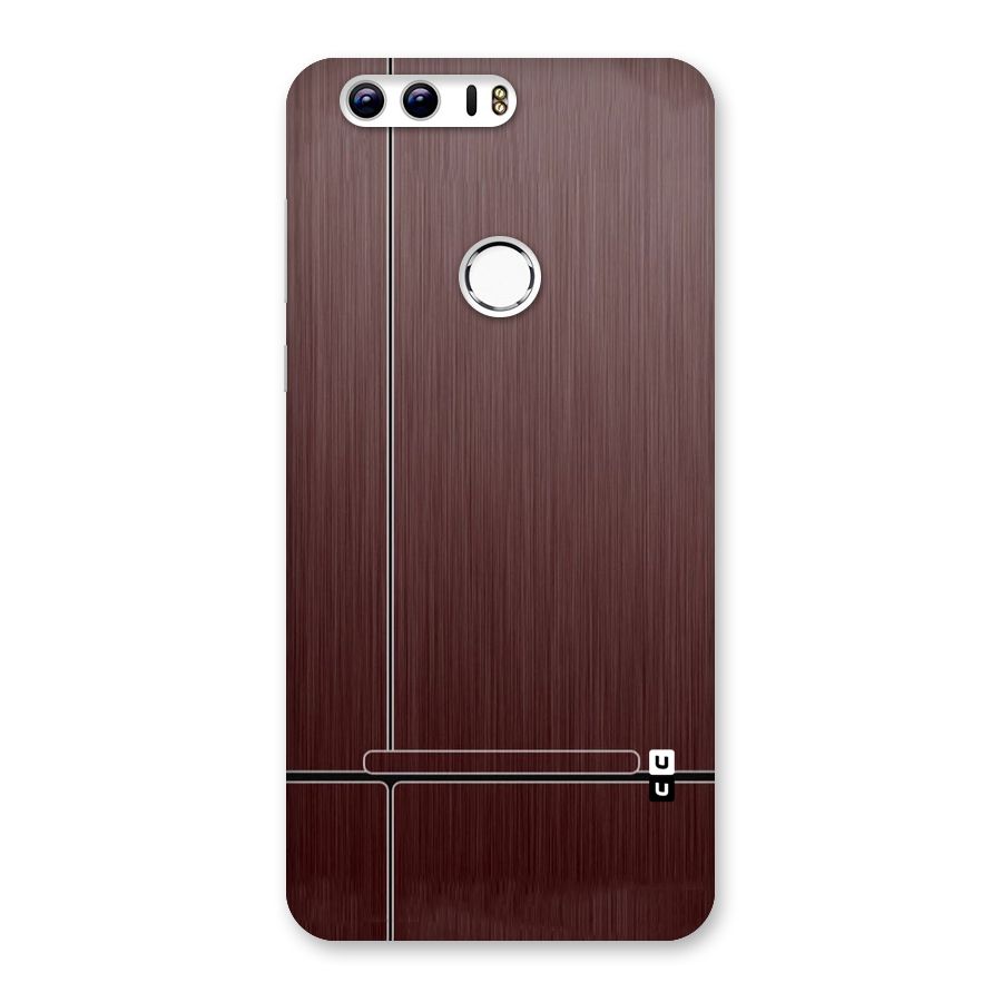 Dark Maroon Classic Design Back Case for Honor 8