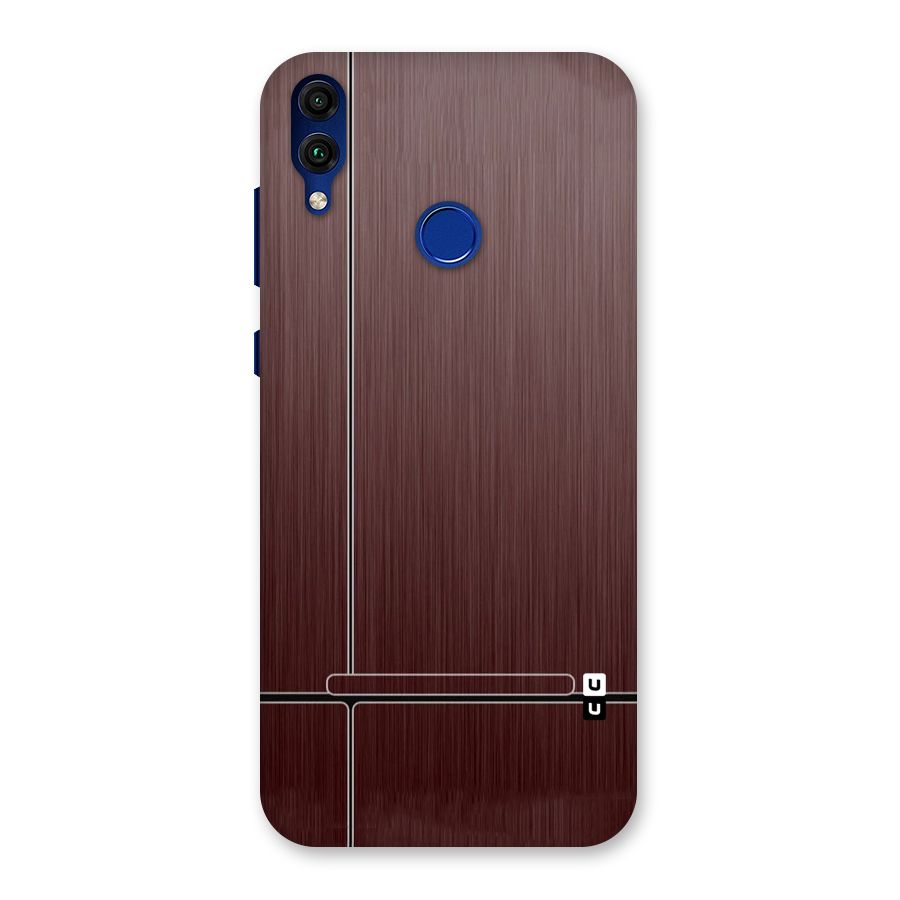 Dark Maroon Classic Design Back Case for Honor 8C