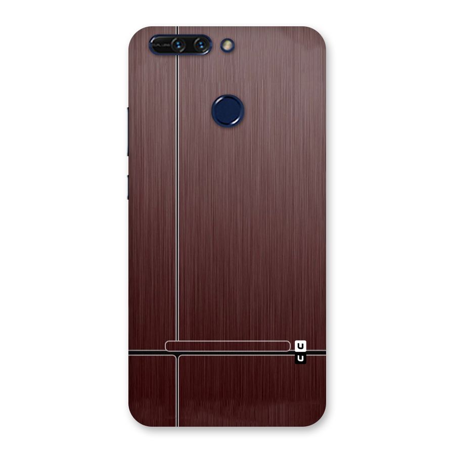 Dark Maroon Classic Design Back Case for Honor 8 Pro