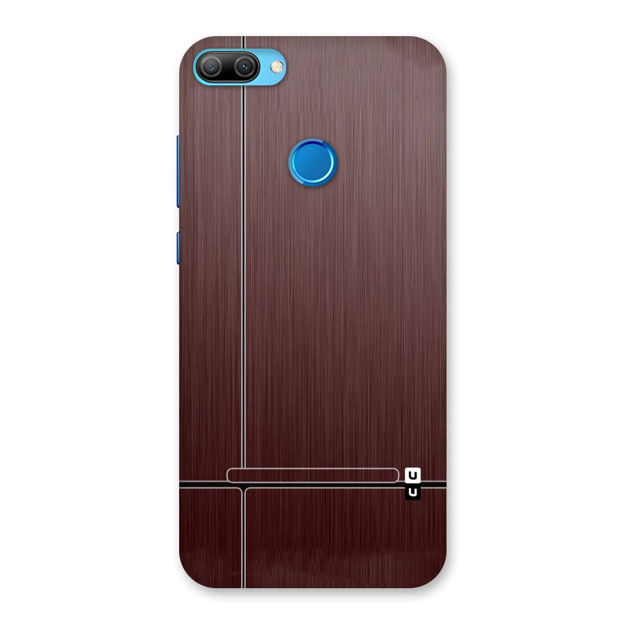Dark Maroon Classic Design Back Case for Honor 9N