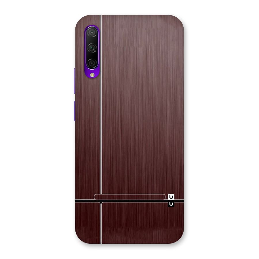 Dark Maroon Classic Design Back Case for Honor 9X Pro
