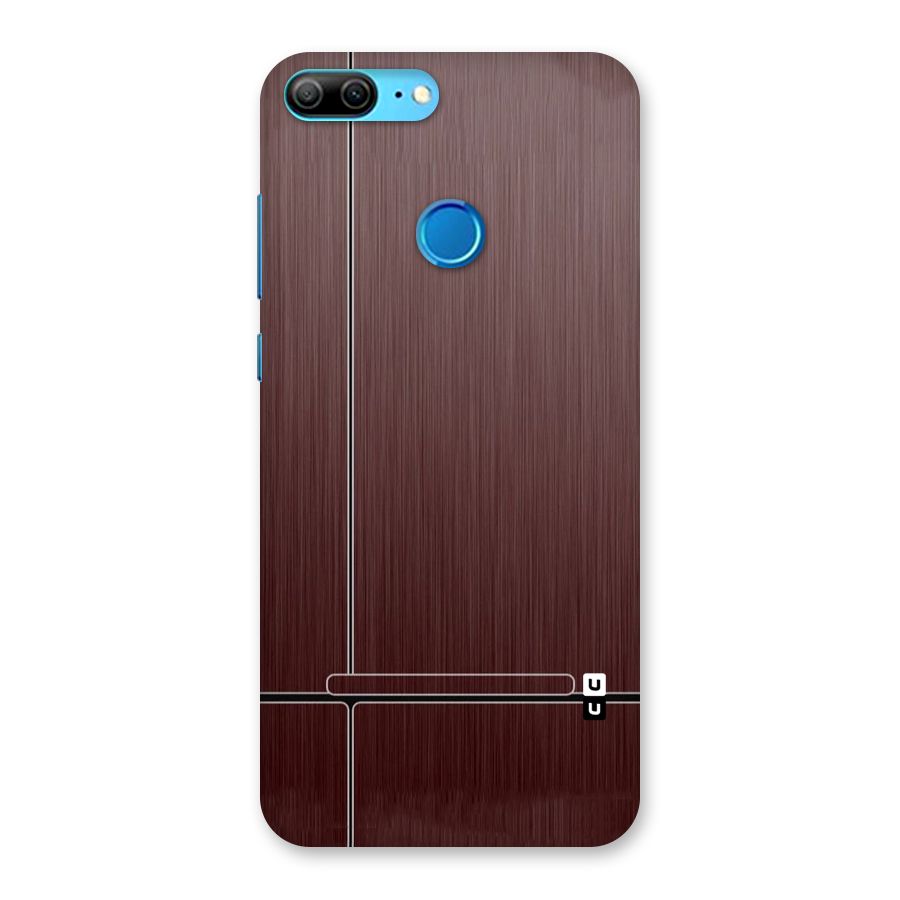 Dark Maroon Classic Design Back Case for Honor 9 Lite