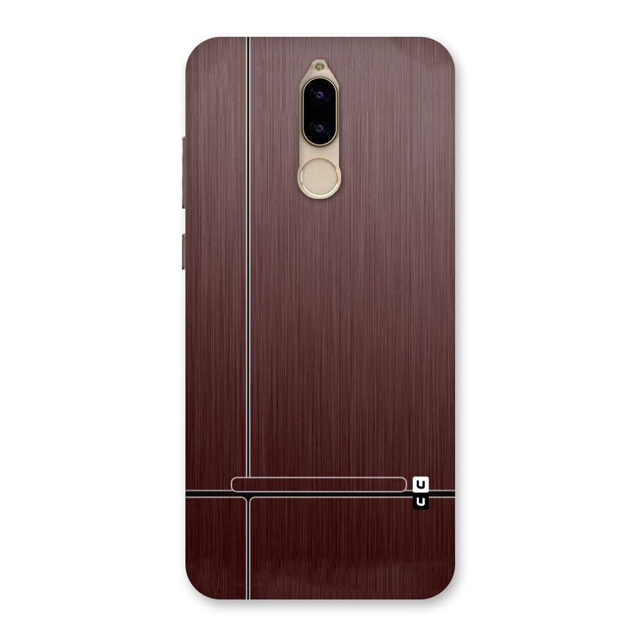 Dark Maroon Classic Design Back Case for Honor 9i