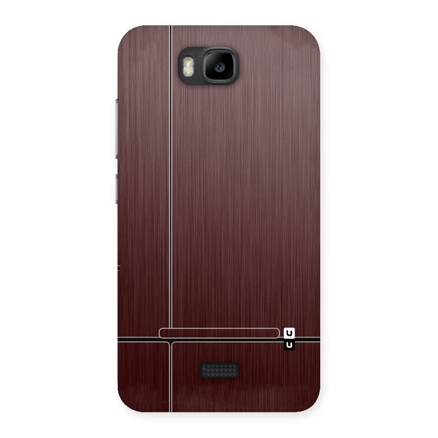 Dark Maroon Classic Design Back Case for Honor Bee
