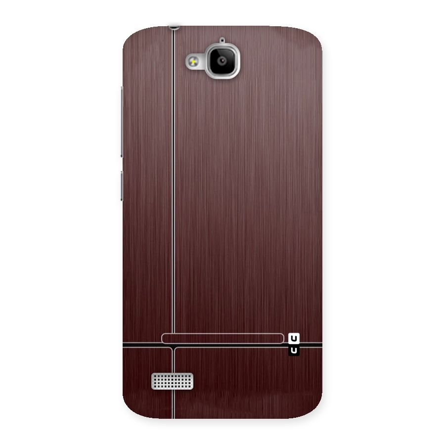 Dark Maroon Classic Design Back Case for Honor Holly