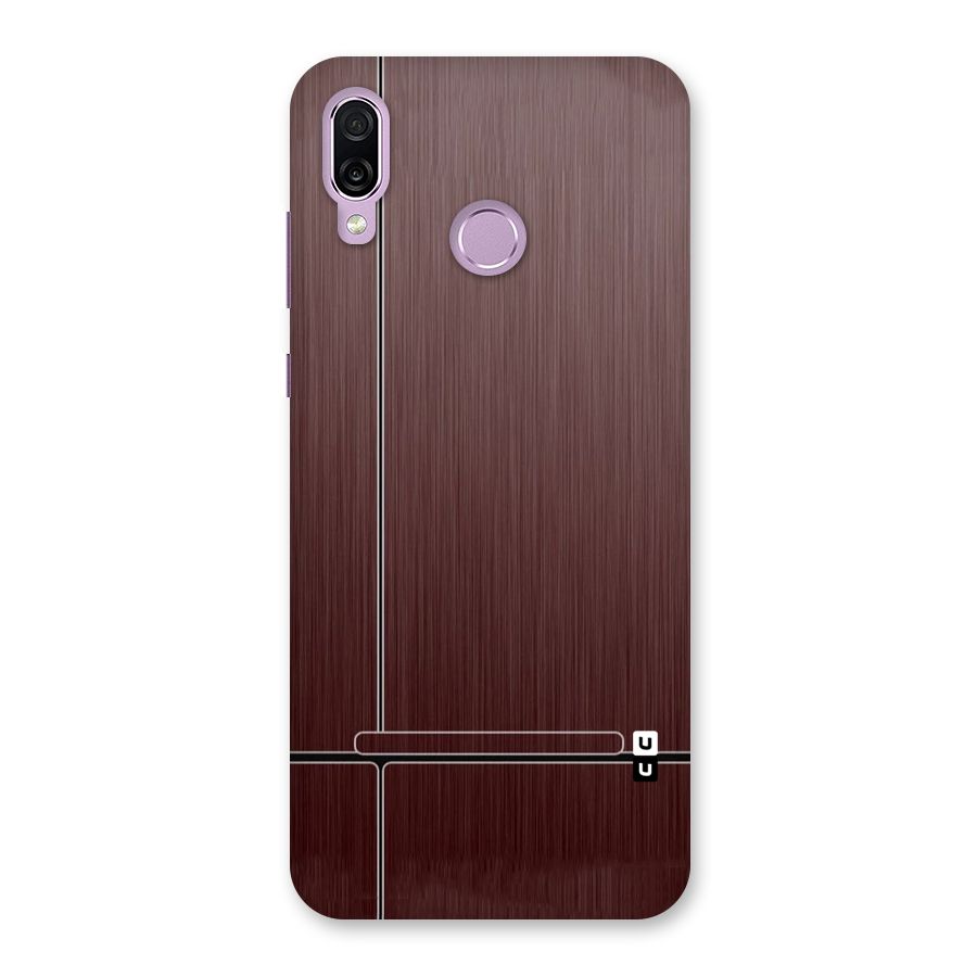Dark Maroon Classic Design Back Case for Honor Play