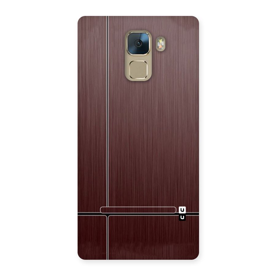 Dark Maroon Classic Design Back Case for Huawei Honor 7