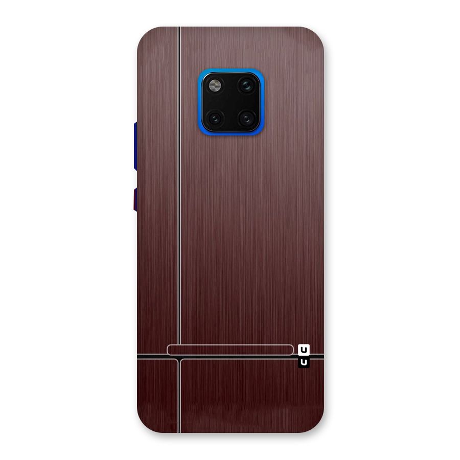 Dark Maroon Classic Design Back Case for Huawei Mate 20 Pro