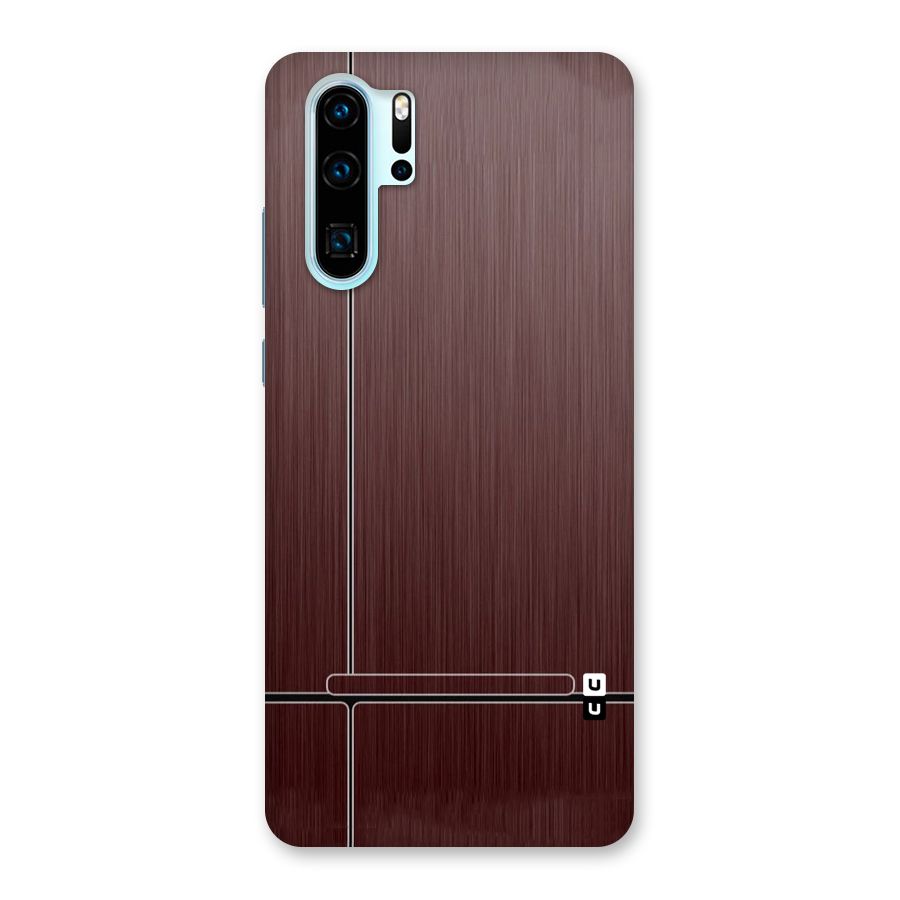 Dark Maroon Classic Design Back Case for Huawei P30 Pro