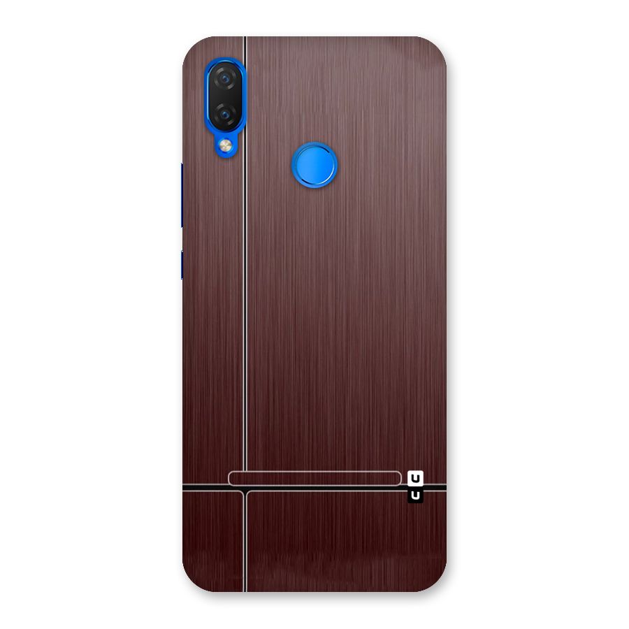 Dark Maroon Classic Design Back Case for Huawei P Smart+