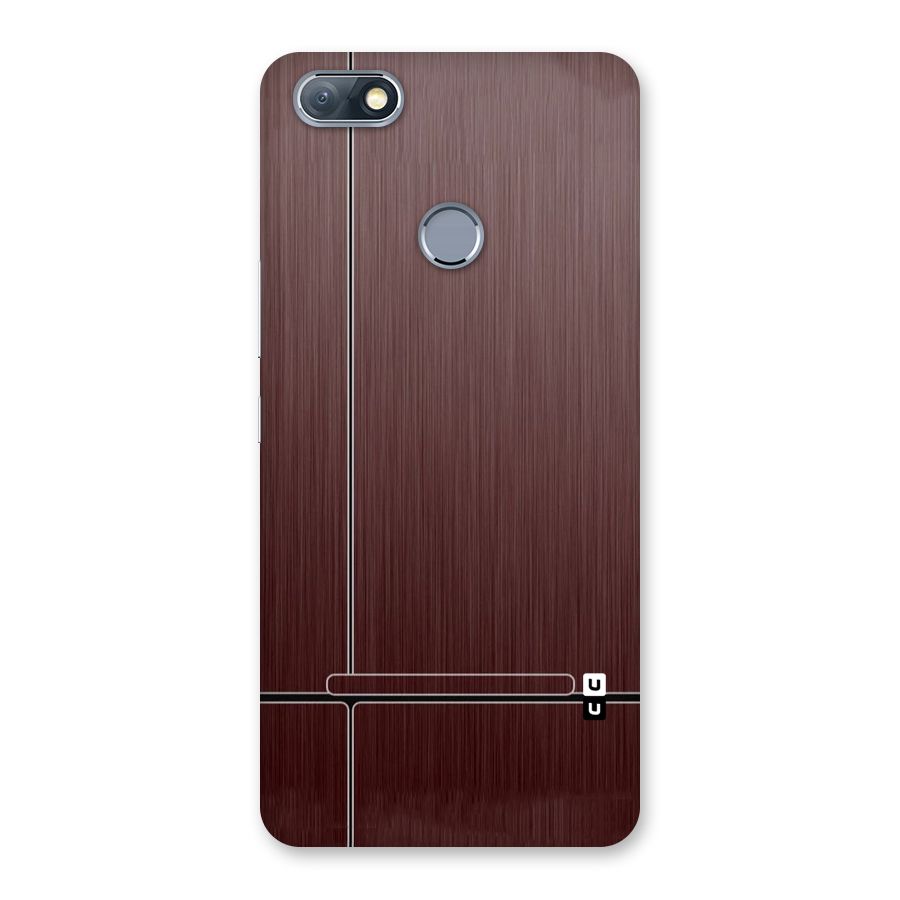 Dark Maroon Classic Design Back Case for Infinix Note 5