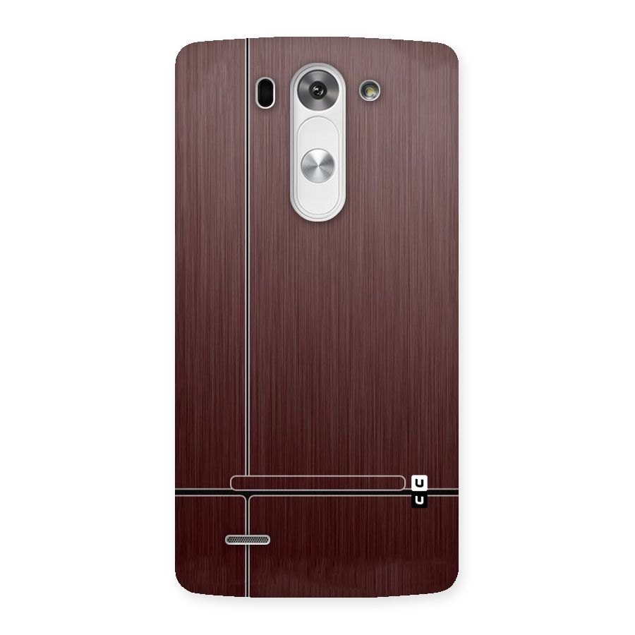 Dark Maroon Classic Design Back Case for LG G3 Mini