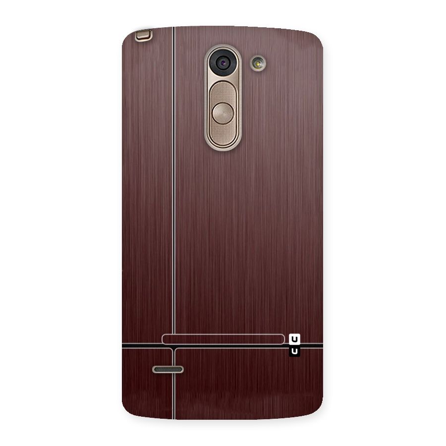 Dark Maroon Classic Design Back Case for LG G3 Stylus