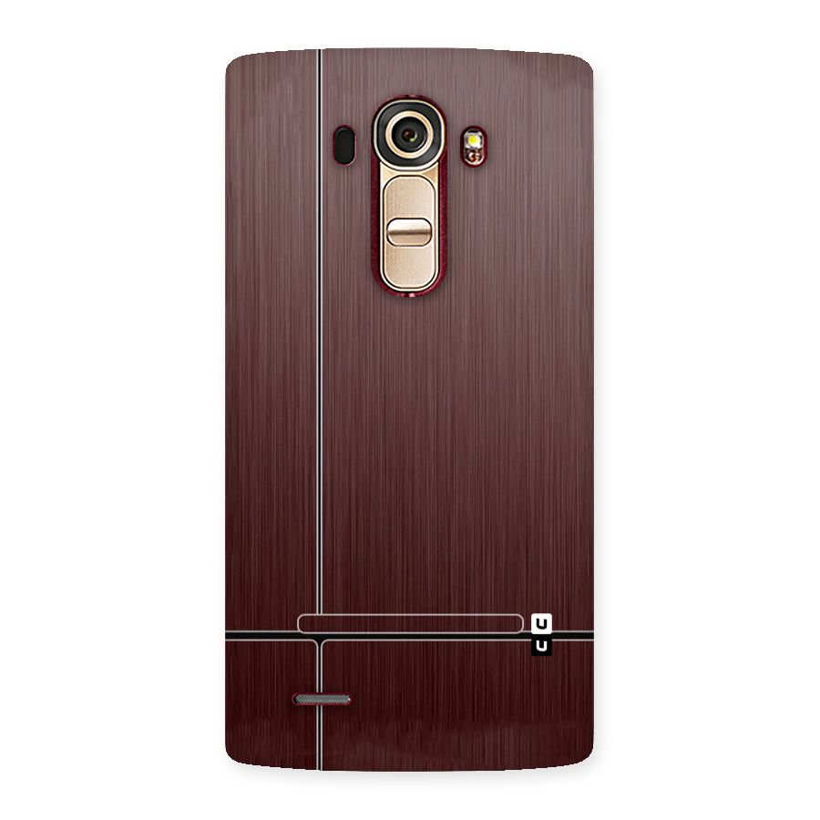 Dark Maroon Classic Design Back Case for LG G4
