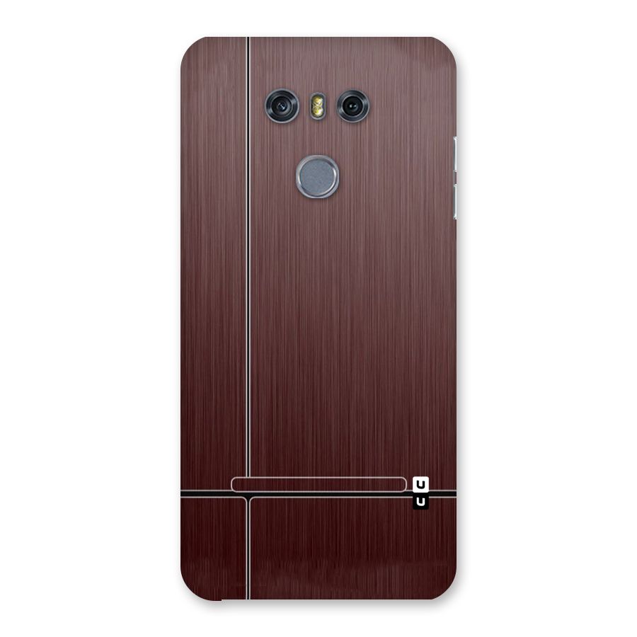 Dark Maroon Classic Design Back Case for LG G6