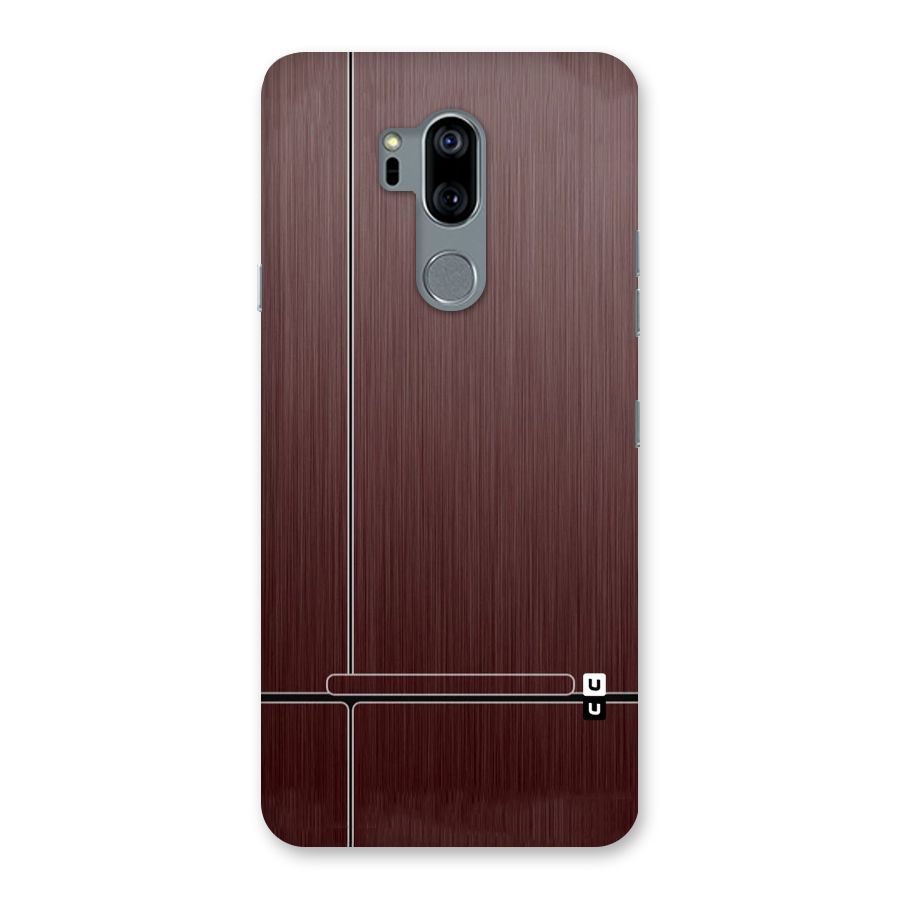 Dark Maroon Classic Design Back Case for LG G7